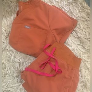 Xs figs set high waisted